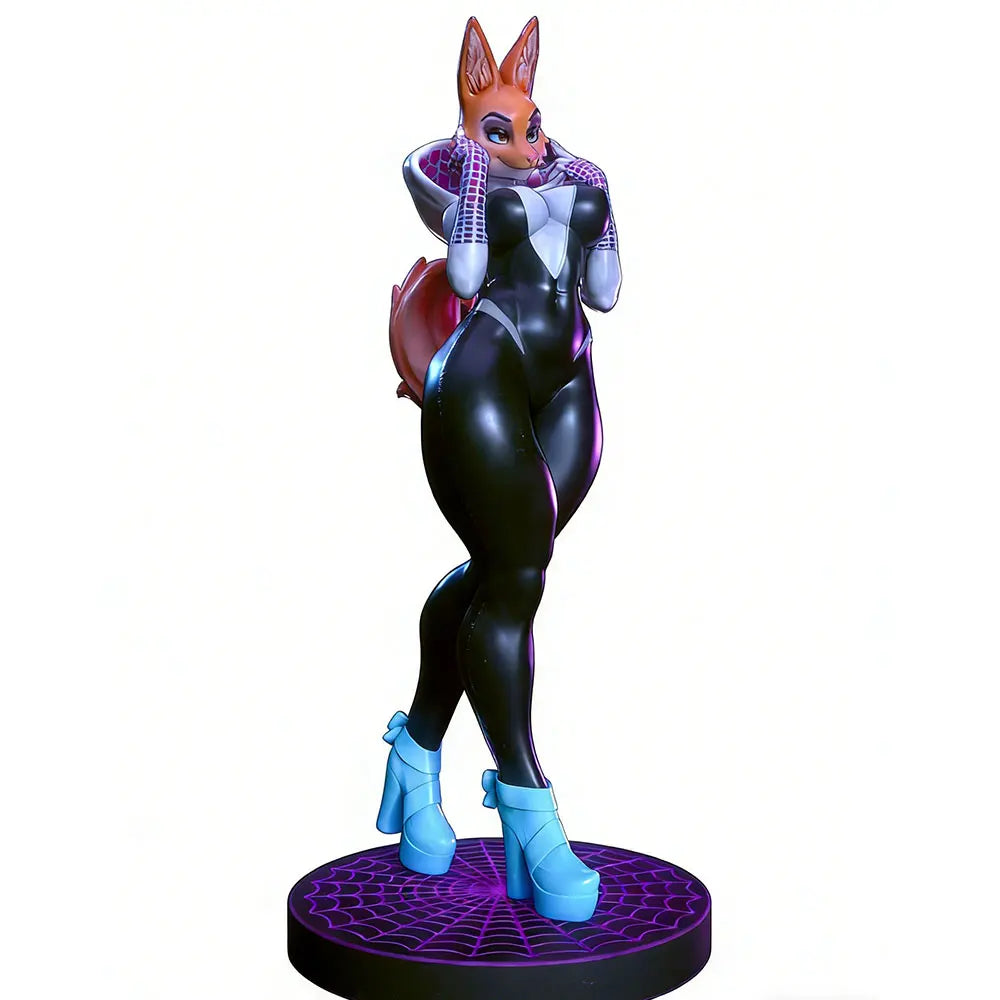 1/24 Fox Character, Resin Model Figure Kit, Anime Theme, Unassembled and Unpainted