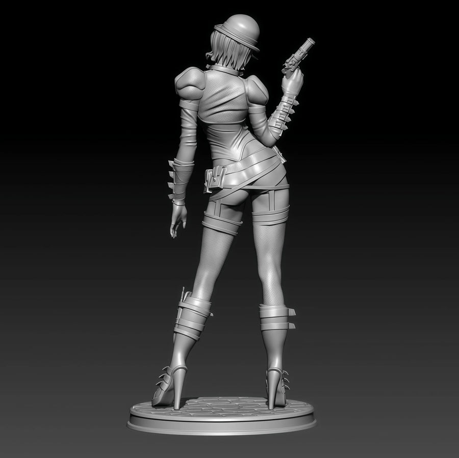 1/24 Casting Resin Model Kit, GK， Beautiful Girl, Unpainted Toy Model