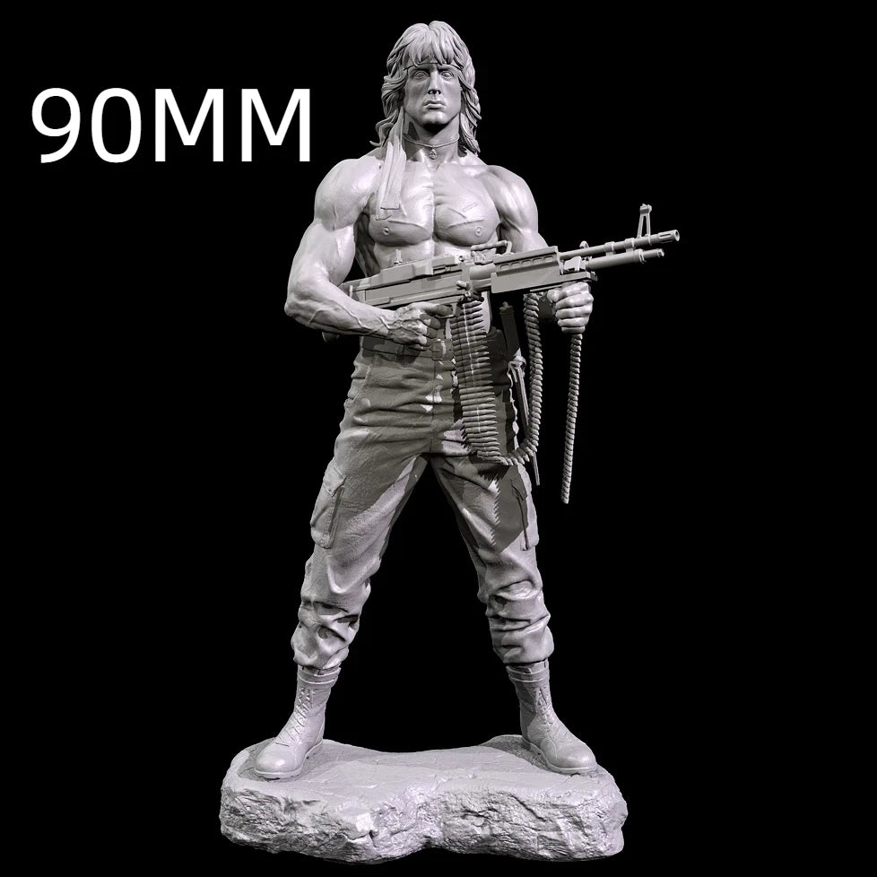 38mm Modern Tactical Operator, Resin Model Figure Kit, Unassembled and Unpainted