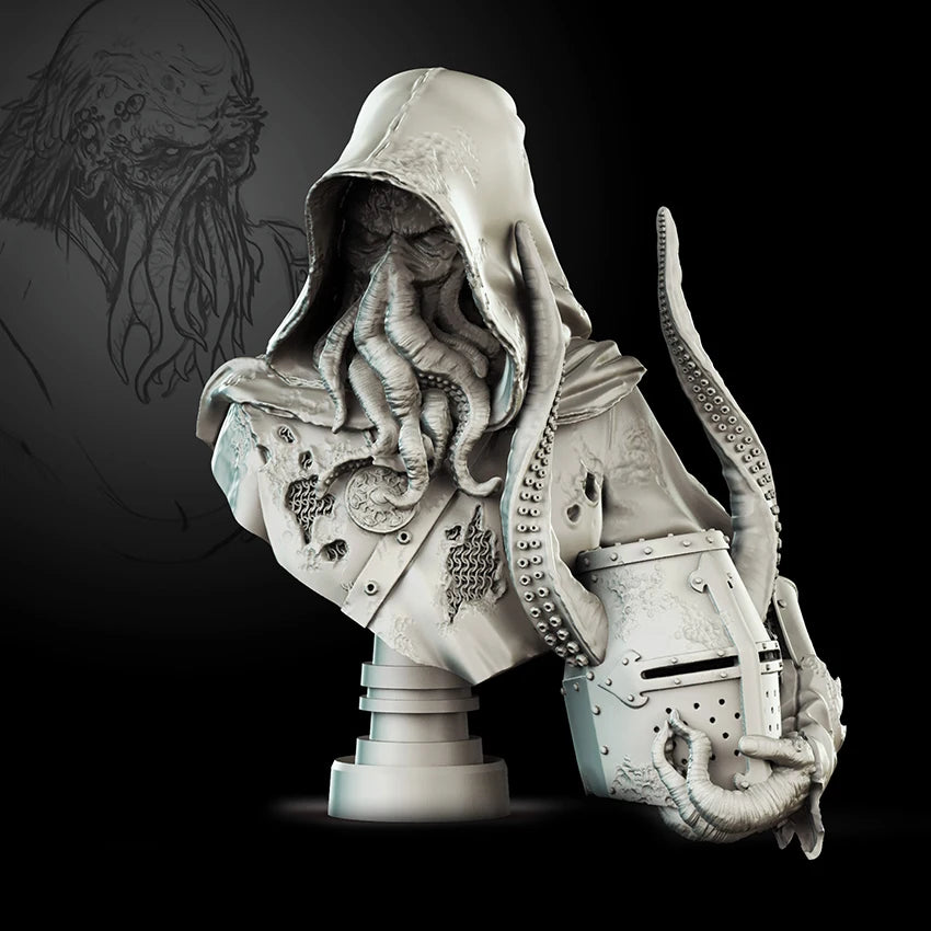 1/10 Cosmic Horror, Resin Model Bust Kit, Fantasy Theme, Unassembled and Unpainted