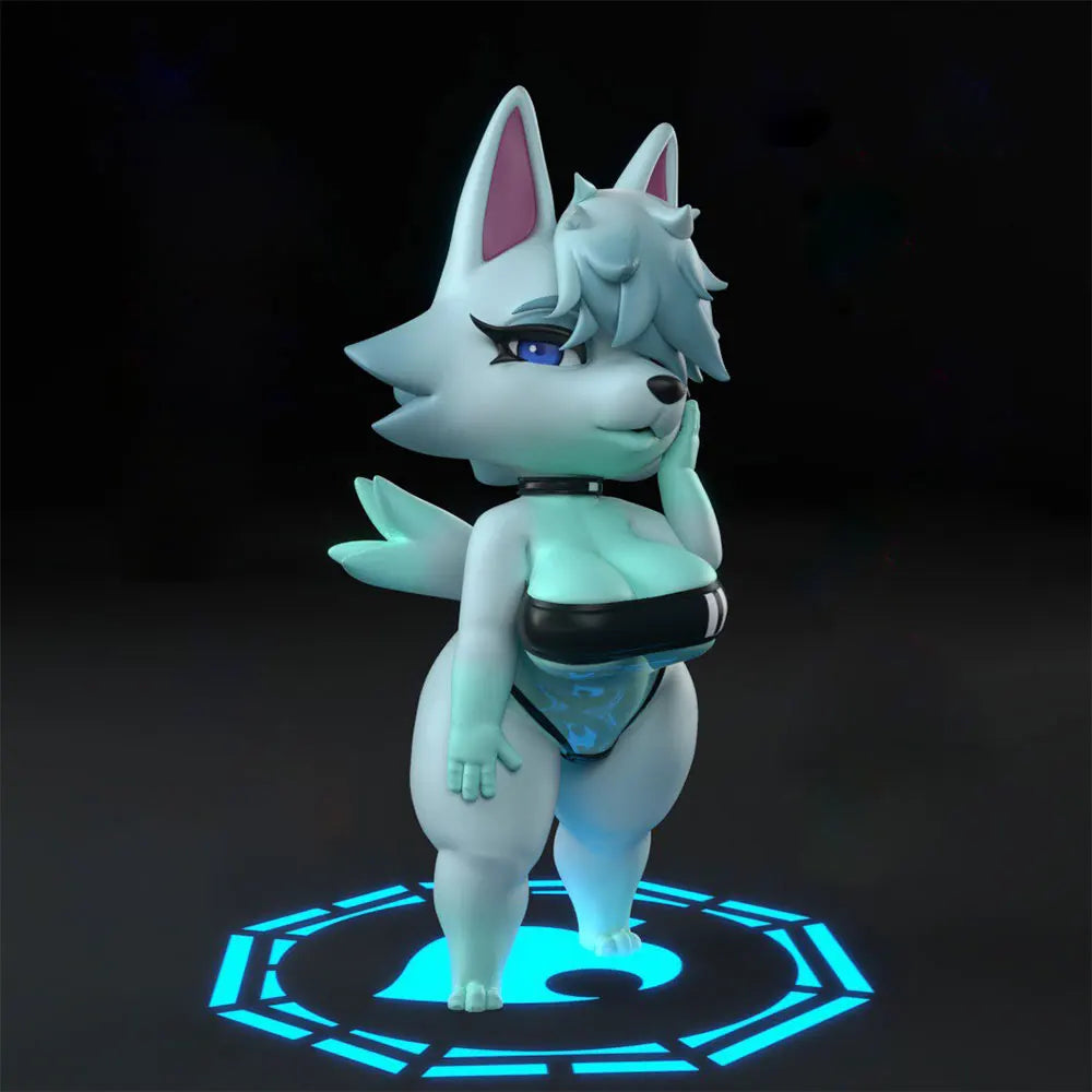 1/24 Wolf Character, Resin Model Figure Kit, Anime Theme, Unassembled and Unpainted