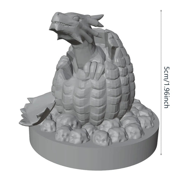56mm Dinosaur Hatchlings, 5 Figures, Resin Model Diorama Kit, Fantasy Theme, Unassembled and Unpainted