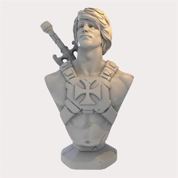 1/10 He-Man, 3 Figures, Resin Model Bust Kit, Fantasy Theme, Unassembled and Unpainted