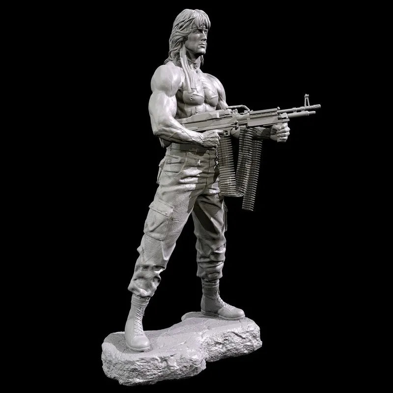 38mm Modern Tactical Operator, Resin Model Figure Kit, Unassembled and Unpainted