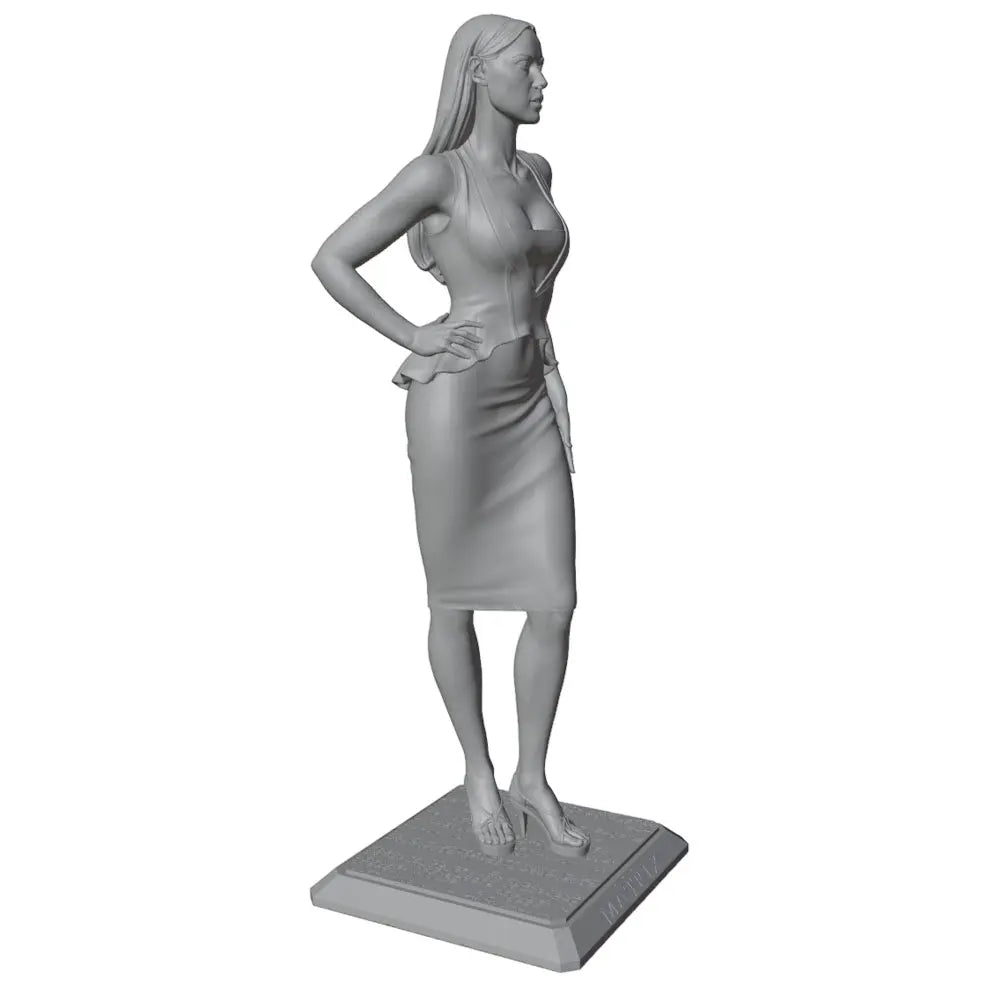 1/24 Modern Elegant Secretary, Resin Model Figure Kit, Historical Theme, Unassembled and Unpainted