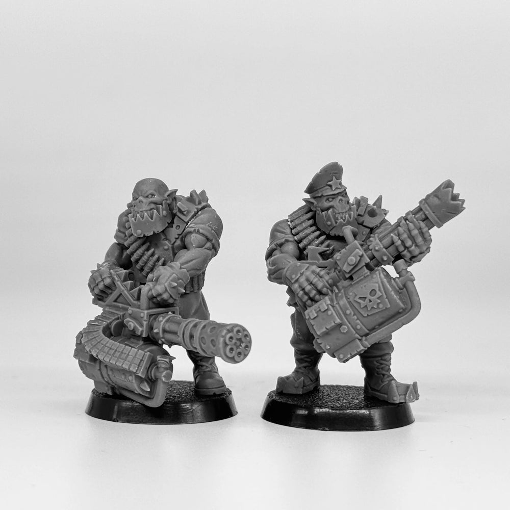 28mm Grimdark Infantry Soldiers, 11 Figures, Resin Model Figure Kit, Sci-Fi Theme, Unassembled and Unpainted