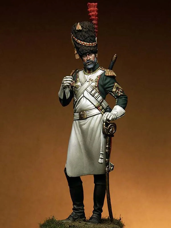 1/24 Napoleonic Guard Sapper, Resin Model Figure Kit, Unassembled and Unpainted
