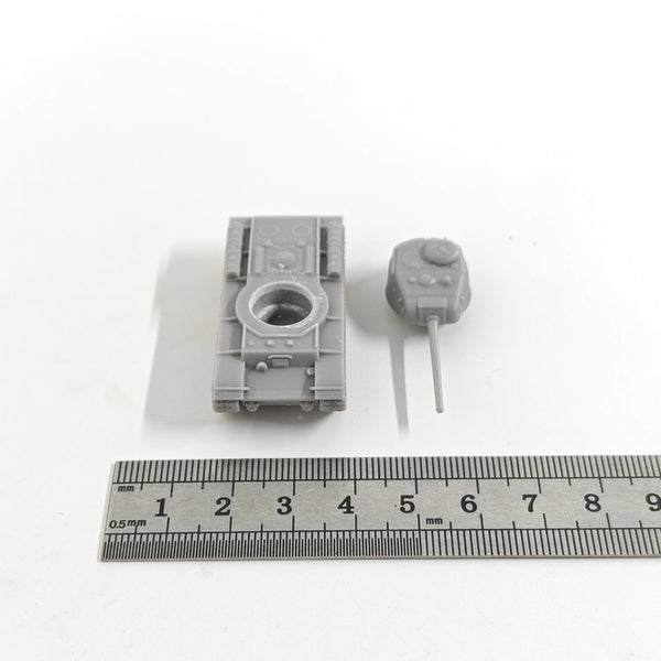 1/144 WWII Soviet KV-85 Heavy Tank, Resin Model Vehicle Kit, Unassembled and Unpainted