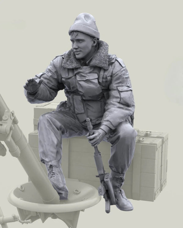 1/16 Modern Russian Commander, Resin Model Figure Kit, Unassembled and Unpainted