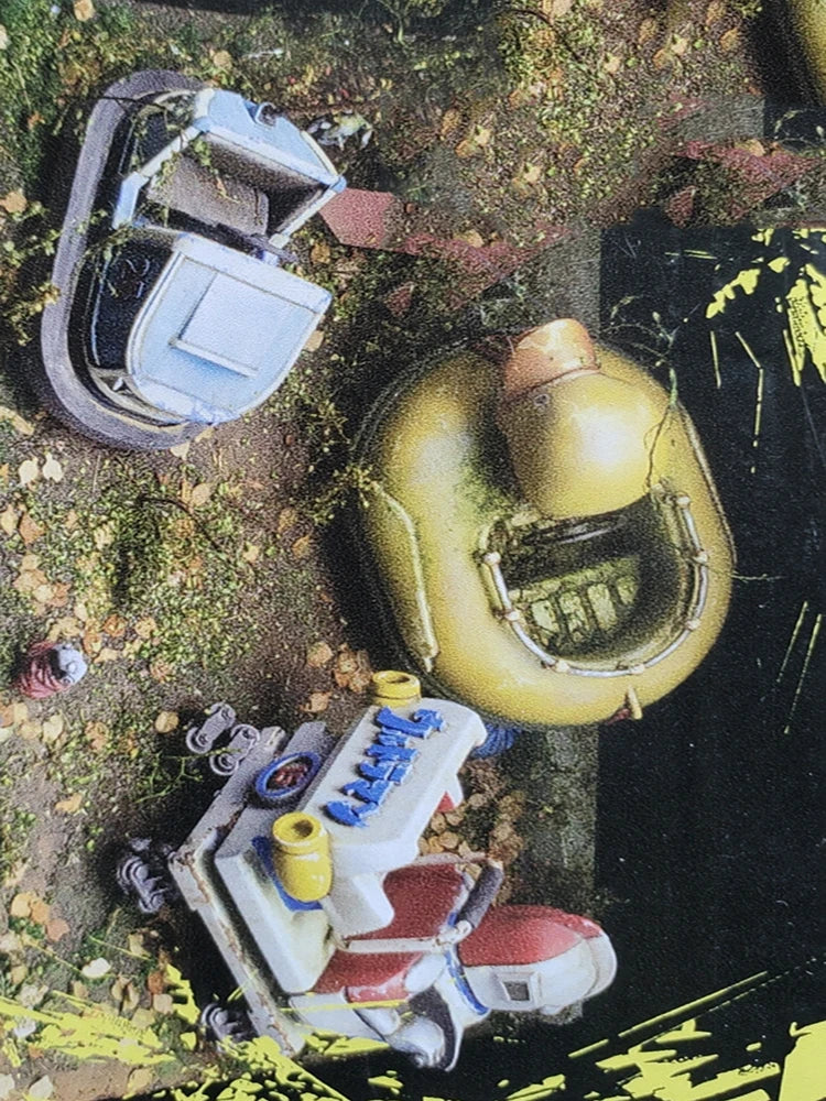 1/35 Abandoned Playground Accessories, Resin Model Accessory Kit, Historical Theme, Unpainted