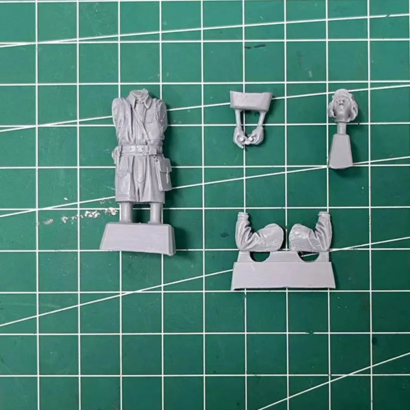 1/35 WWII Soviet Red Army Tanker with Binoculars, Resin Model Figure Kit, Unassembled and Unpainted