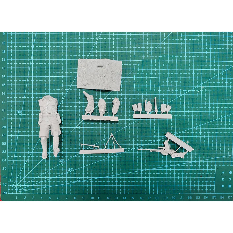 1/24 Modern CQB Operator with Rifle, Resin Model Figure Kit, Unassembled and Unpainted