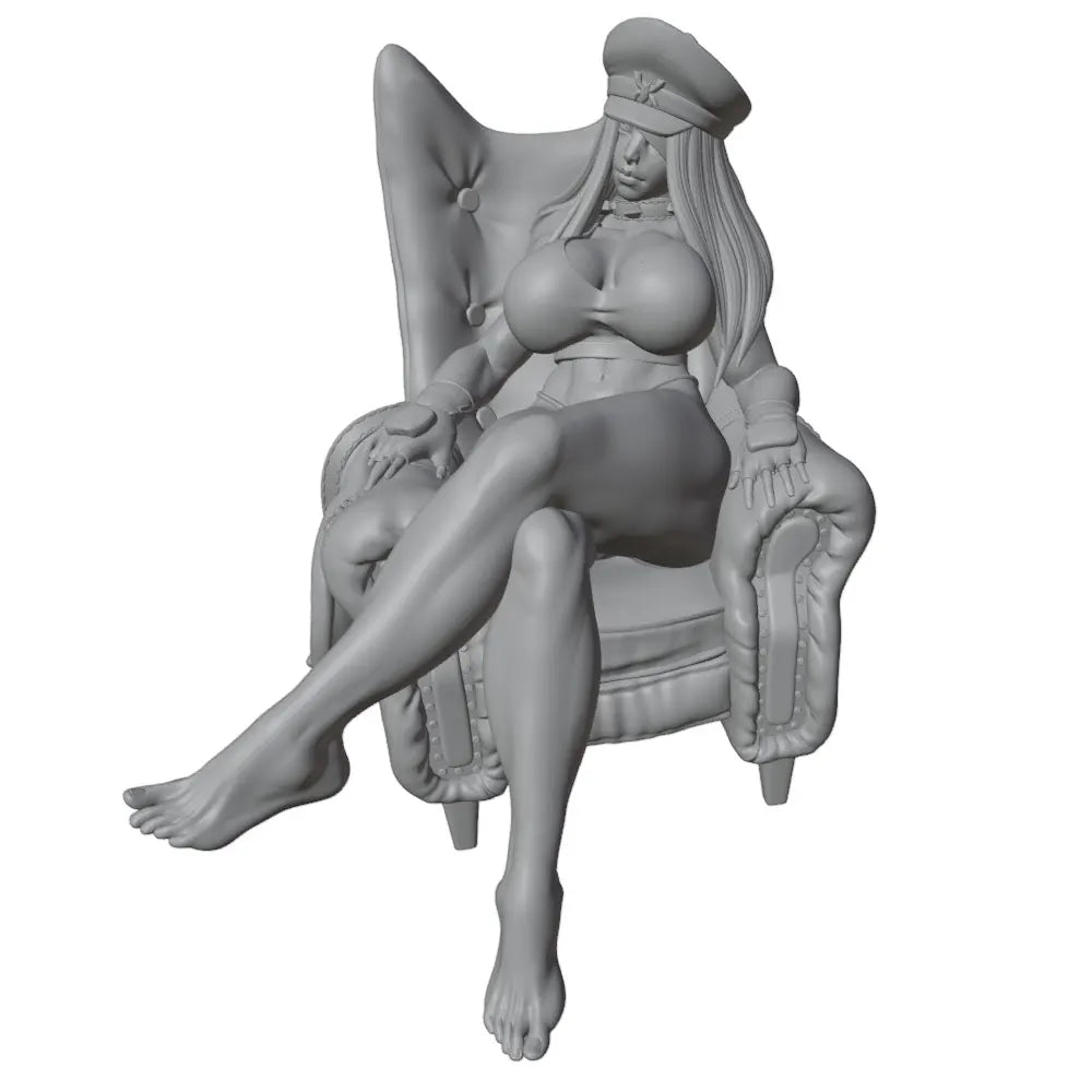 1/24 Sexy Female Lounging, Resin Model Figure Kit, Unassembled and Unpainted