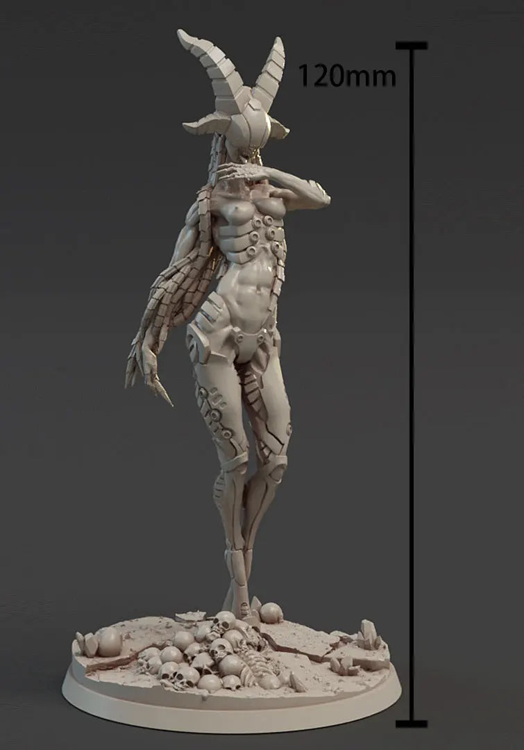 Dark Fantasy Daemonic Creature, Resin Model Figure Kit, Fantasy Theme, Unassembled and Unpainted