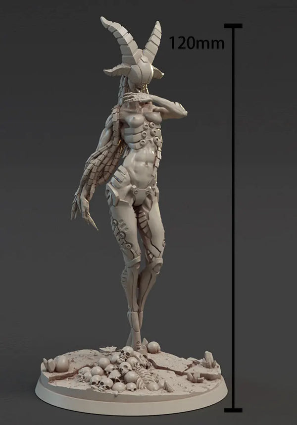Dark Fantasy Daemonic Creature, Resin Model Figure Kit, Fantasy Theme, Unassembled and Unpainted