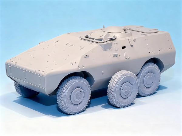 1/35 Modern 6x6 Armored Personnel Carrier, Resin Model Vehicle Kit, Unassembled and Unpainted