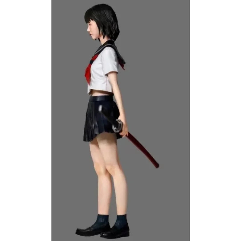 1/8 Schoolgirl Warrior, Resin Model Figure Kit, Anime Theme, Unassembled and Unpainted