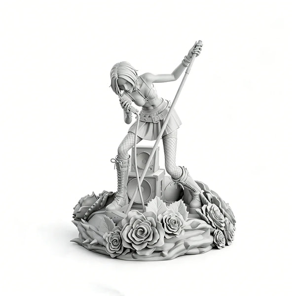 170mm Rock Girl, Resin Model Figure Kit, Unassembled and Unpainted
