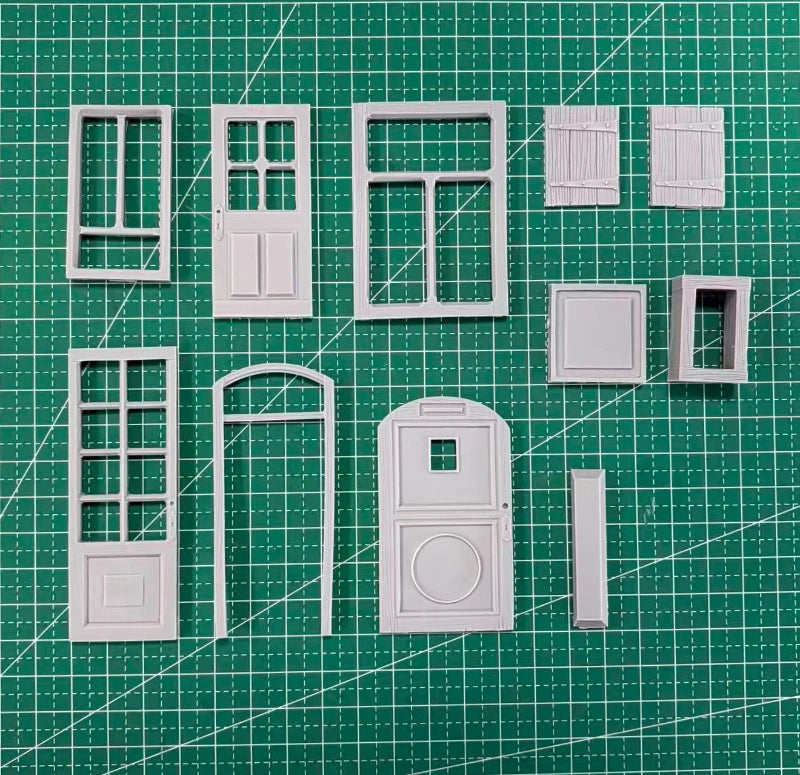 1/35 Architectural Components, Resin Model Diorama Kit, Historical Theme, Unassembled and Unpainted