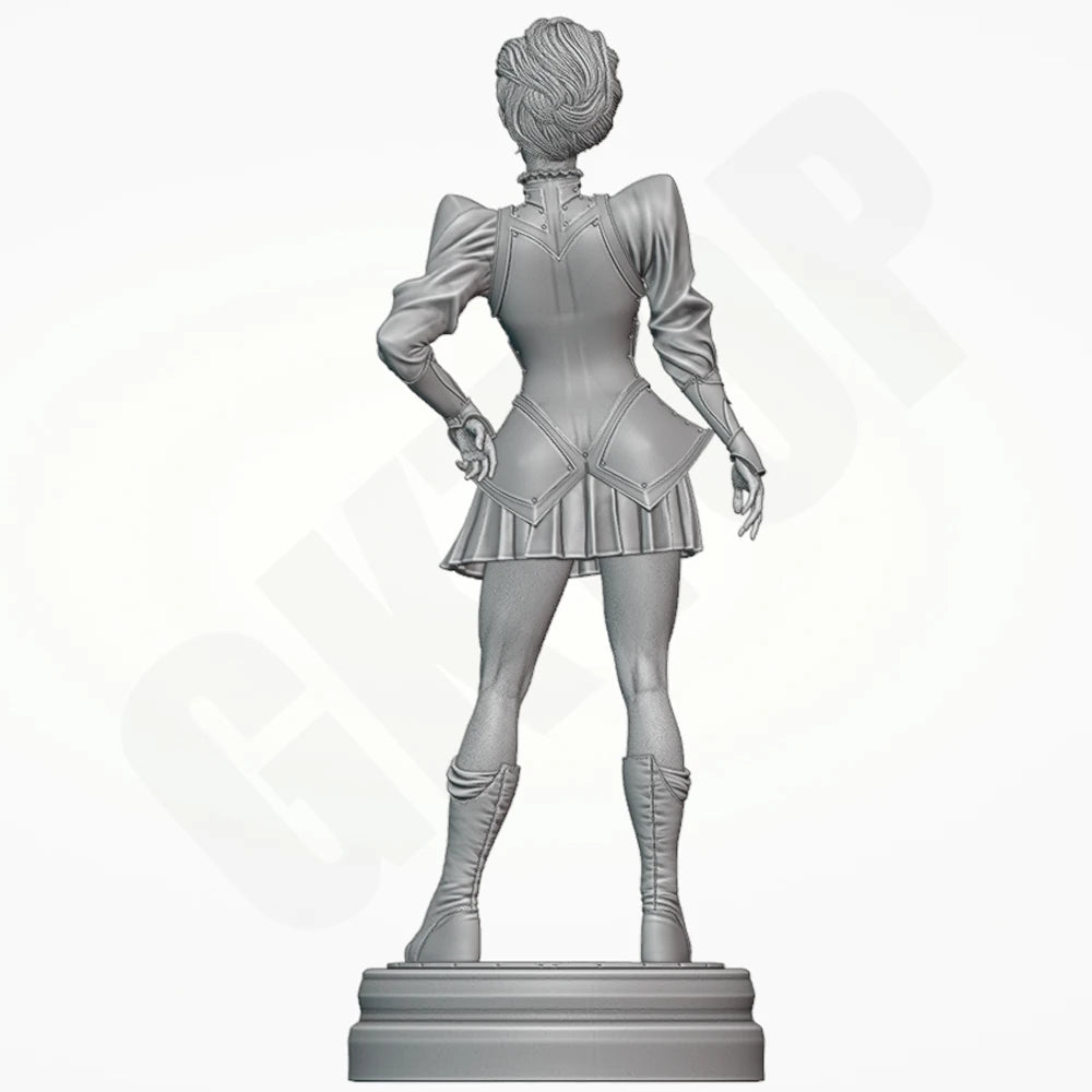 1/24 Warrior Captain, Resin Model Figure Kit, Fantasy Theme, Unassembled and Unpainted