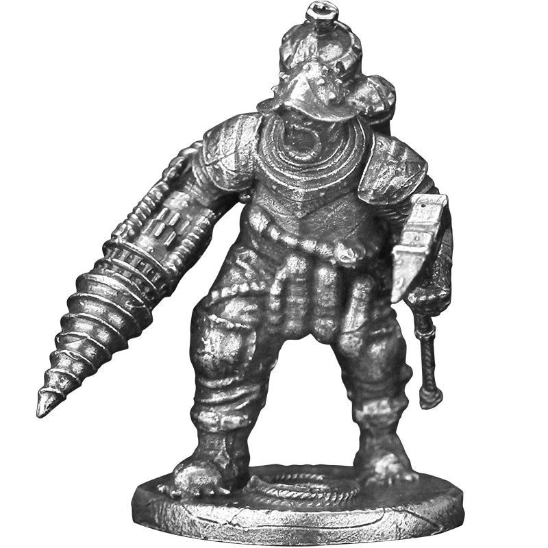 28mm Deep-Sea Digger Warriors, 6 Figures, Resin Model Figure Kit, Fantasy Theme, Unassembled and Unpainted