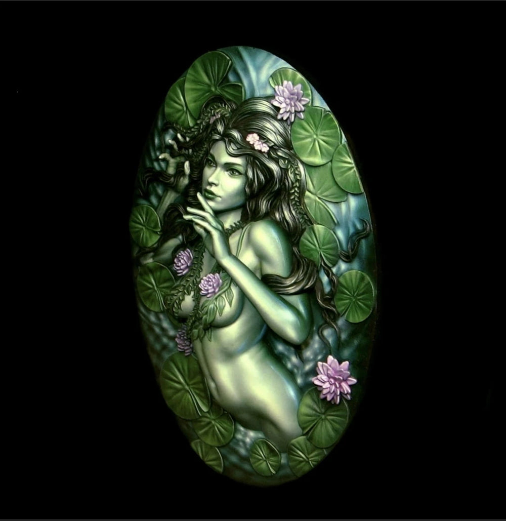 Maiden, Resin Model Bust Kit, Fantasy Theme, Unassembled and Unpainted
