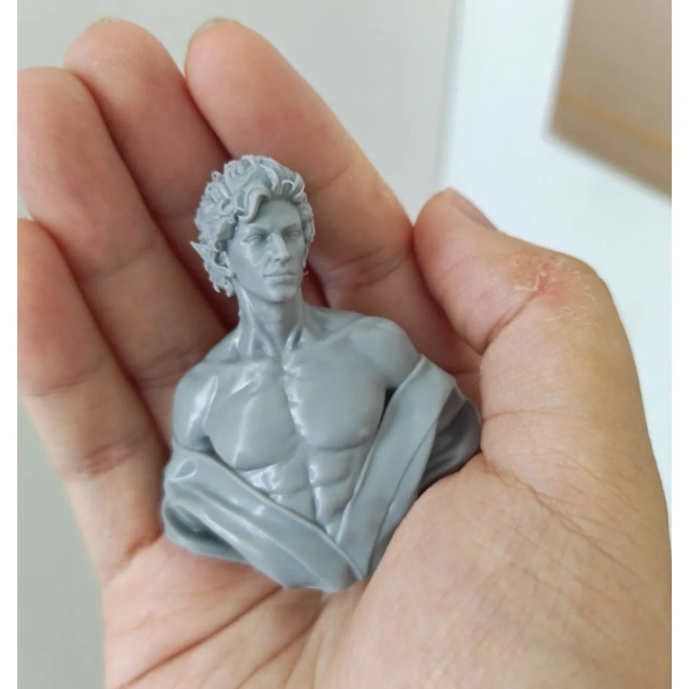 1/10 Classical Greco-Roman Male, Resin Model Bust Kit, Mythology Theme, Unassembled and Unpainted