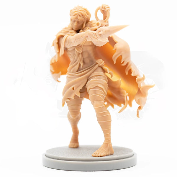 38mm Female Mage, Resin Model Figure Kit, Fantasy Theme, Unassembled and Unpainted