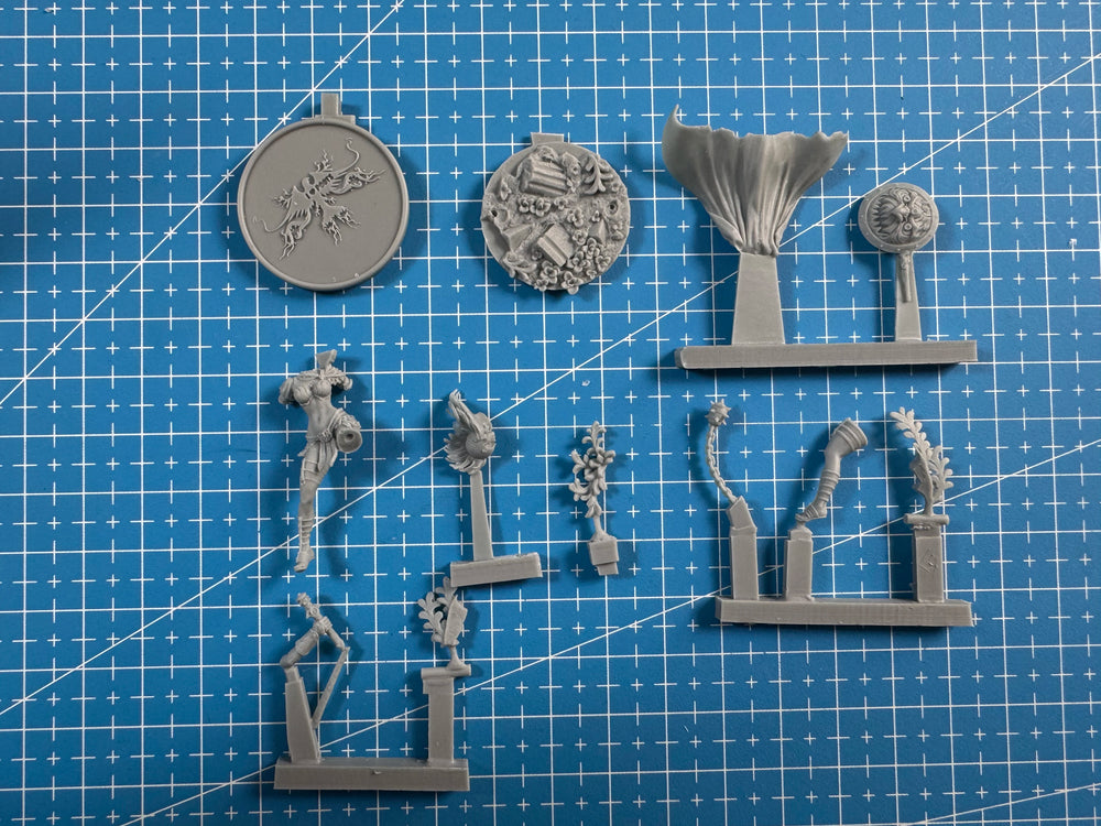 40mm Orc Gladiator, Resin Model Figure Kit, Fantasy Theme, Unassembled and Unpainted
