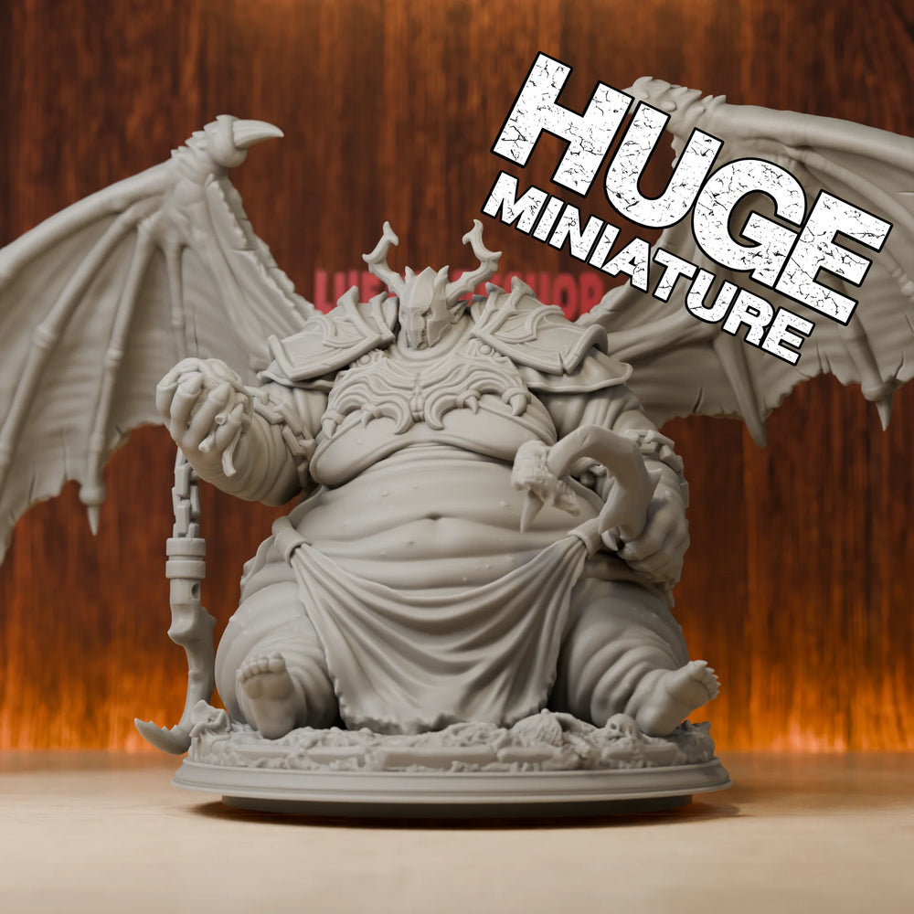 Gluttony Devil, Resin Model Figure Kit, Fantasy Theme, Unassembled and Unpainted