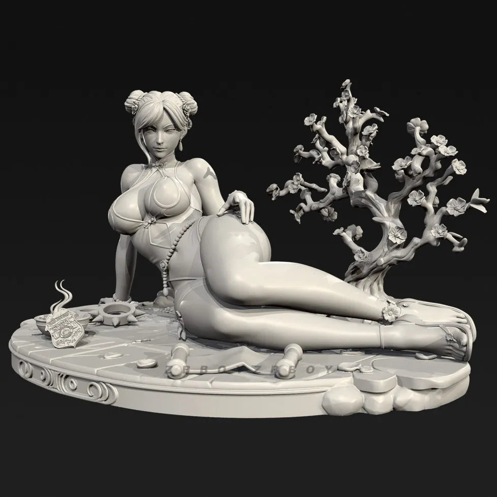65mm Fantasy Sorceress, Resin Model Figure Kit, Unassembled and Unpainted