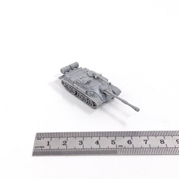 1/144 Cold War Soviet SU-122/54, Resin Model Vehicle Kit, Unassembled and Unpainted