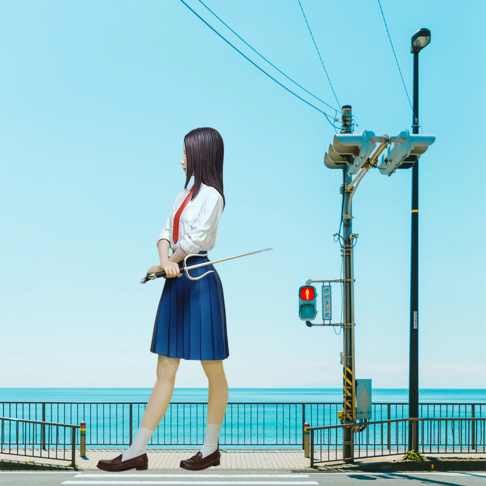 1/8 Fishing Girl, Resin Model Figure Kit, Anime Theme, Unassembled and Unpainted