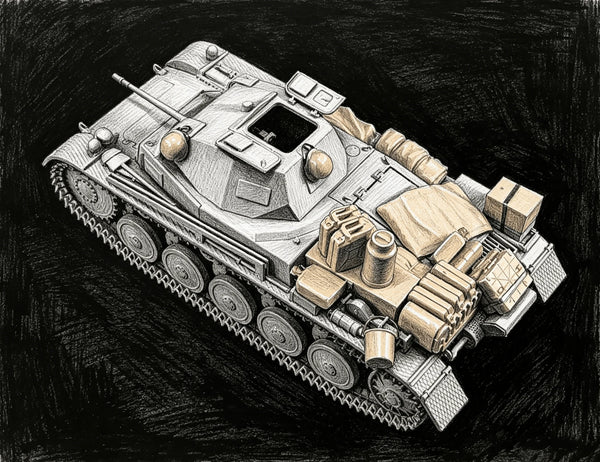 1/35 WWII Soviet T-34-85 Tank with Field Stowage, Resin Model Vehicle Kit, Unassembled and Unpainted
