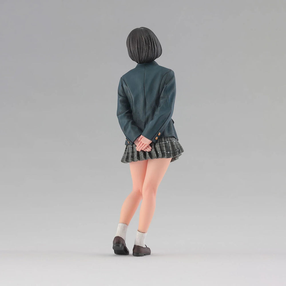 1/12 Schoolgirl in Uniform, Resin Model Figure Kit, Anime Theme, Unassembled and Unpainted