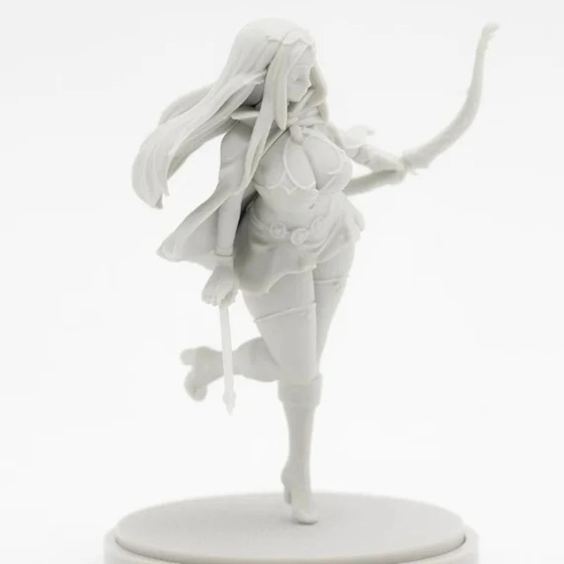 30mm Warrior Goddess, 4 Figures, Resin Model Figure Kit, Fantasy Theme, Unassembled and Unpainted