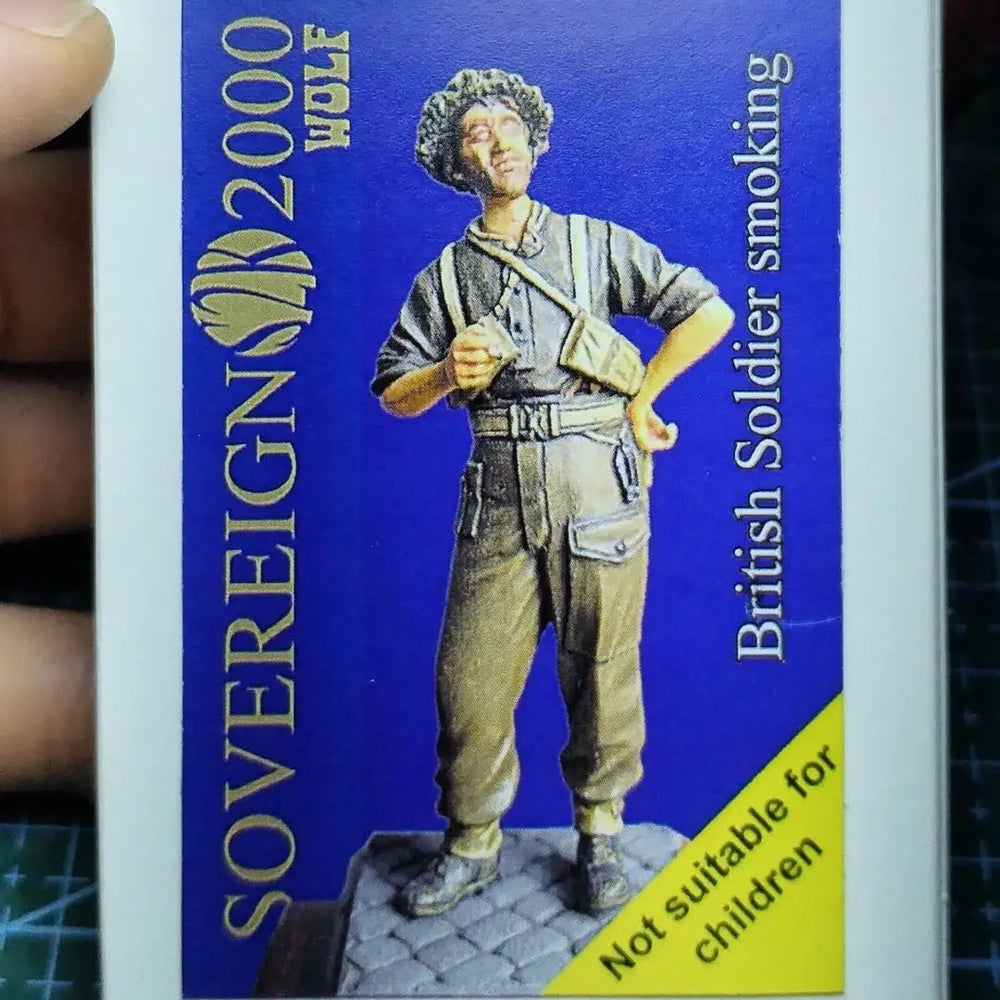 1/35 WWI British Infantryman in Combat Pose, Resin Model Figure Kit, Unassembled and Unpainted