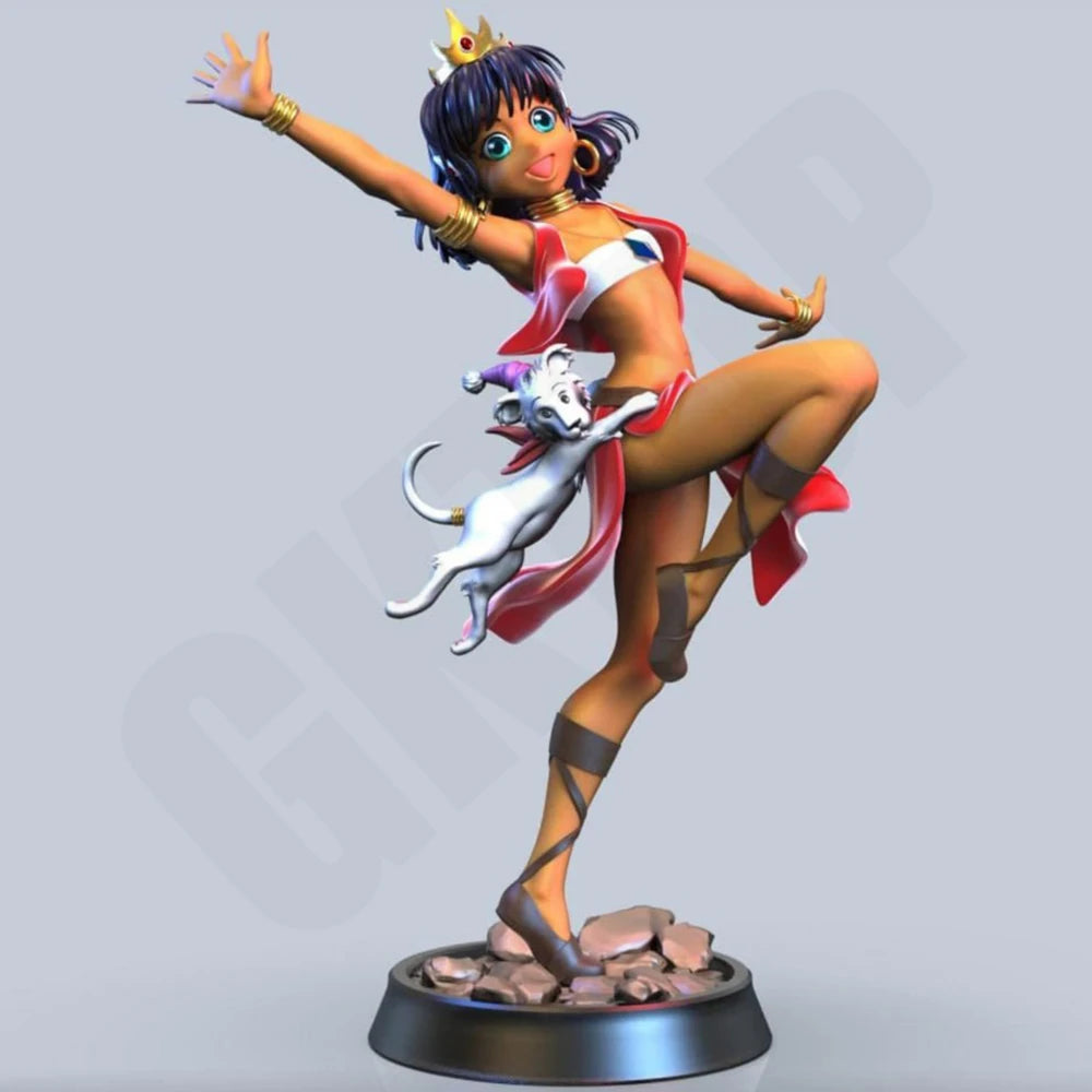 1/24 Exotic Princess Dancer, Resin Model Figure Kit, Unassembled and Unpainted