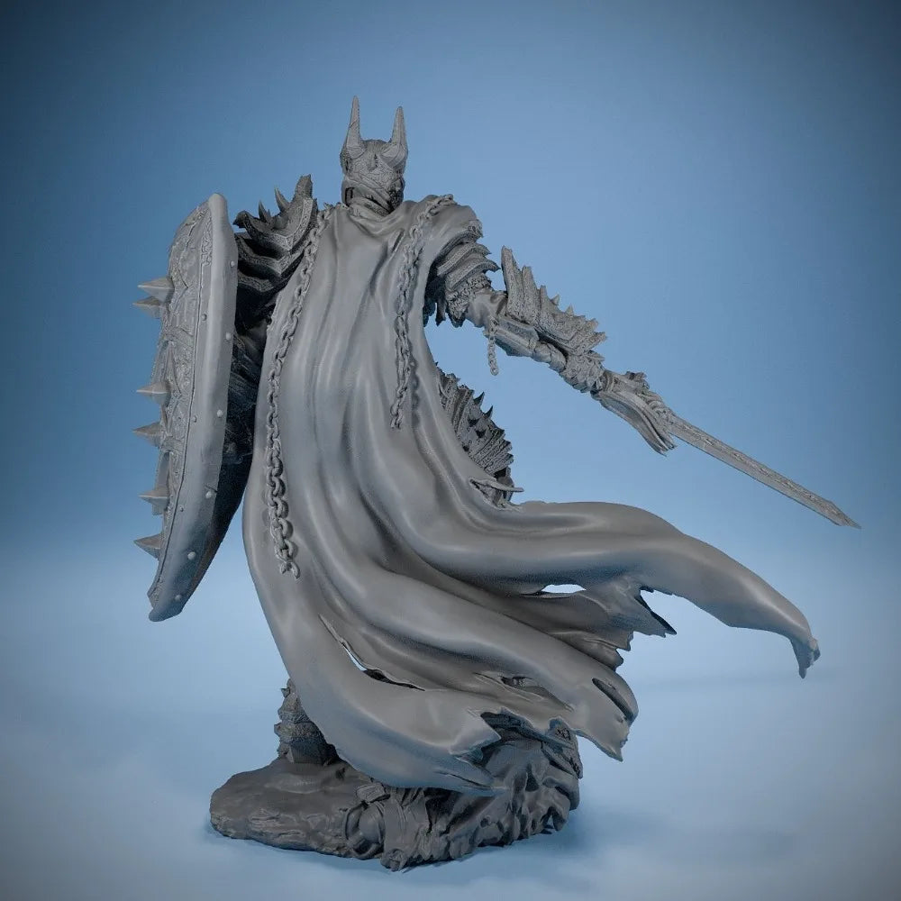 70mm Knight, Resin Model Figure Kit, Fantasy Theme, Unassembled and Unpainted