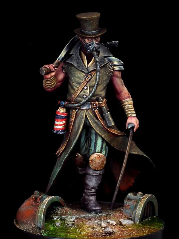 75mm Warrior with Sword, Resin Model Figure Kit, Fantasy Theme, Unassembled and Unpainted