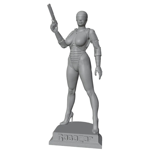Sci-Fi Female Soldier — 75mm Resin Figure
