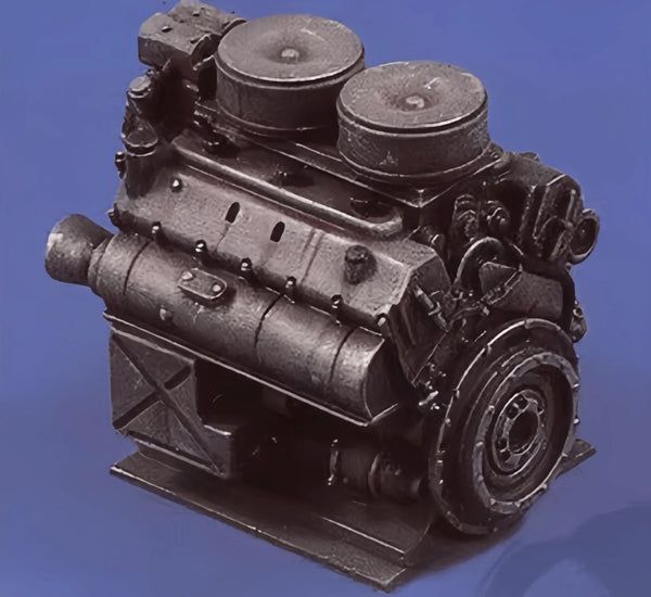 1/35 Modern Leopard Tank Engine Components, Resin Model Vehicle Kit, Unassembled and Unpainted
