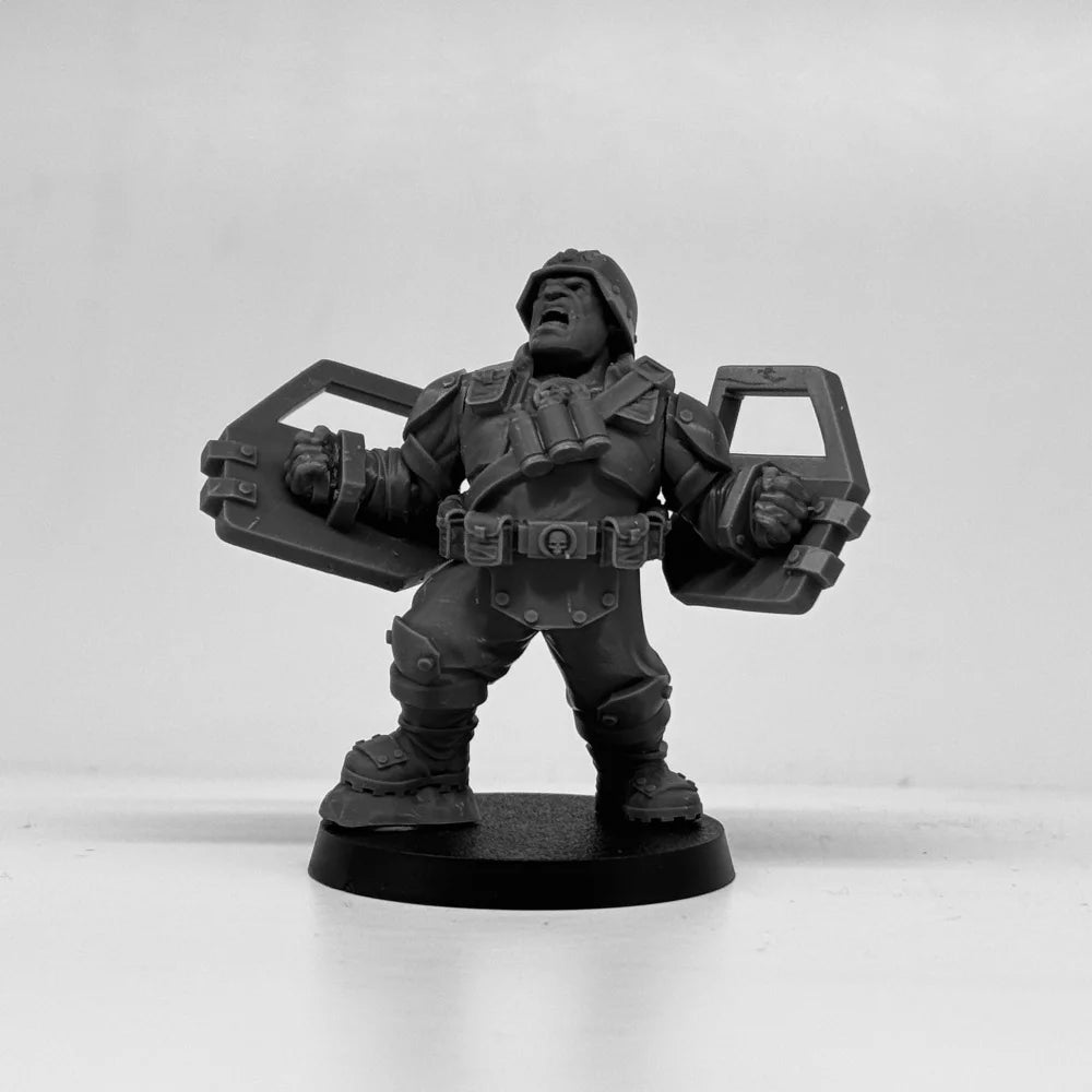Grimdark Jungle Fighters, 10 Figures, Resin Model Figure Kit, Sci-Fi Theme, Unassembled and Unpainted