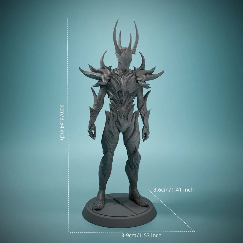 90mm Dark Angel Demon, Resin Model Figure Kit, Fantasy Theme, Unassembled and Unpainted