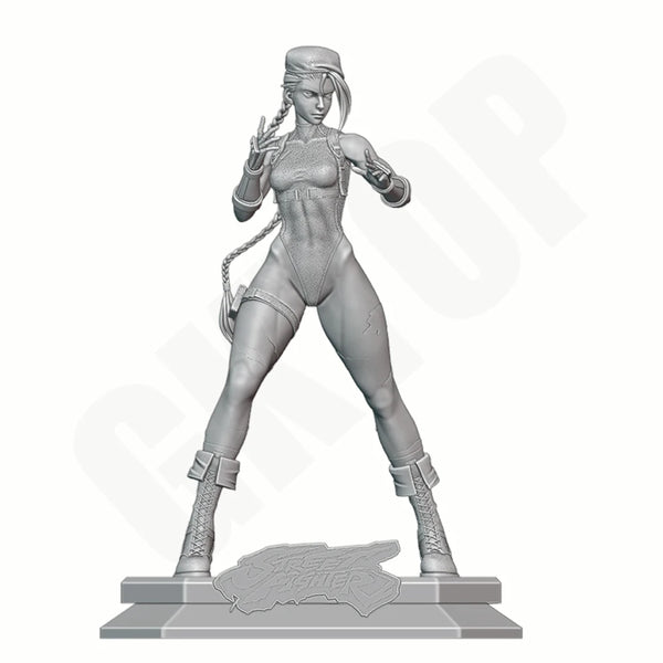 1/24 Female Combat Warrior, Resin Model Figure Kit, Fantasy Theme, Unassembled and Unpainted