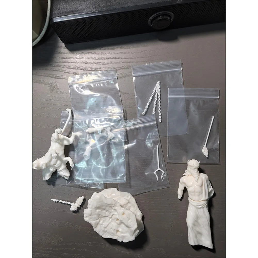 Ancient Hades & Hellhound Companions, 2 Figures, Resin Model Figure Kit, Unassembled and Unpainted