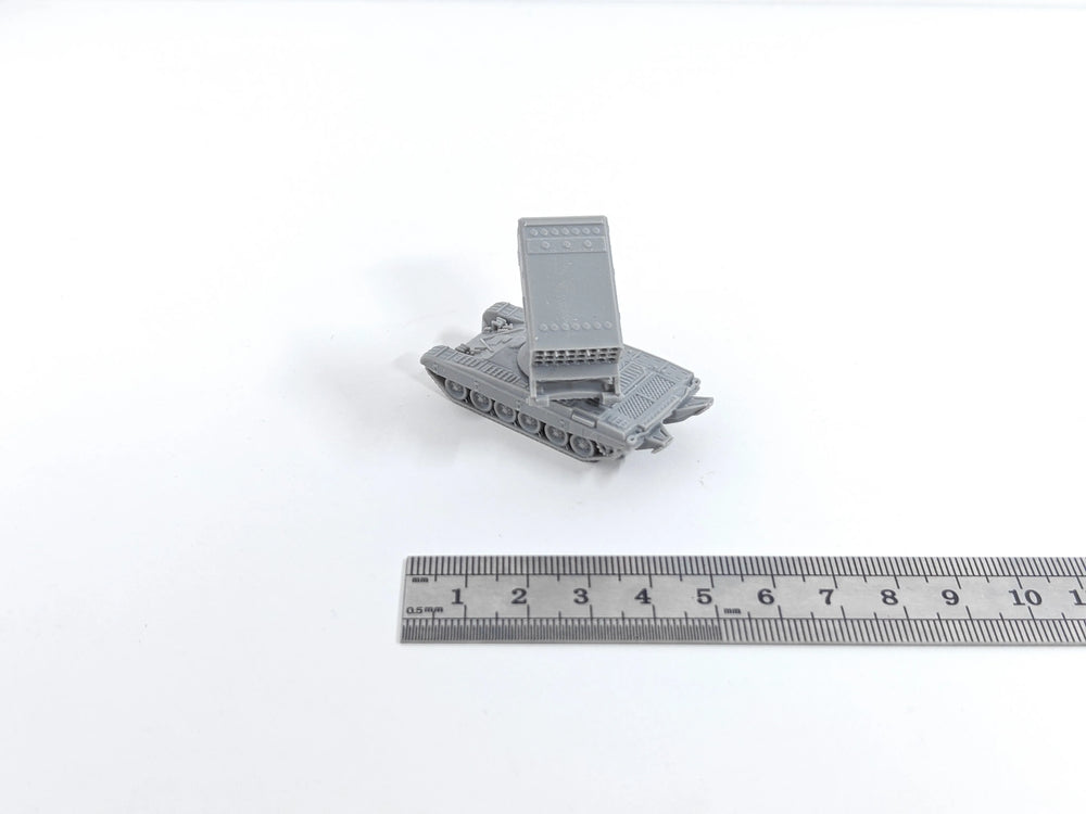1/144 Modern Russian TOS-1A Solntsepek MLRS, Resin Model Vehicle Kit, Unassembled and Unpainted