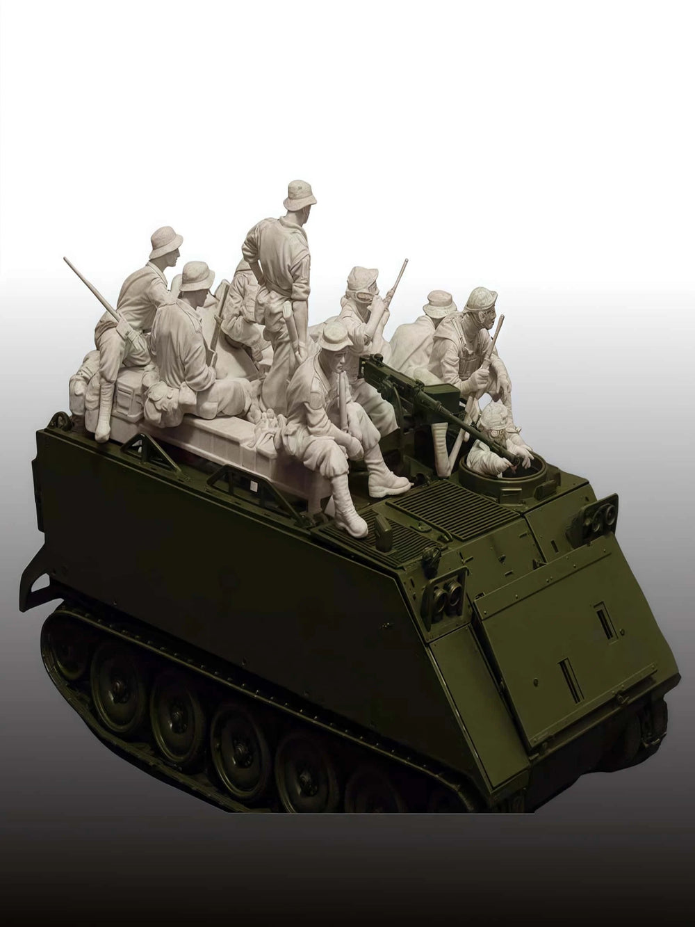 1/35 Modern NATO Soldiers, 10 Figures, Resin Model Diorama Kit, Unassembled and Unpainted