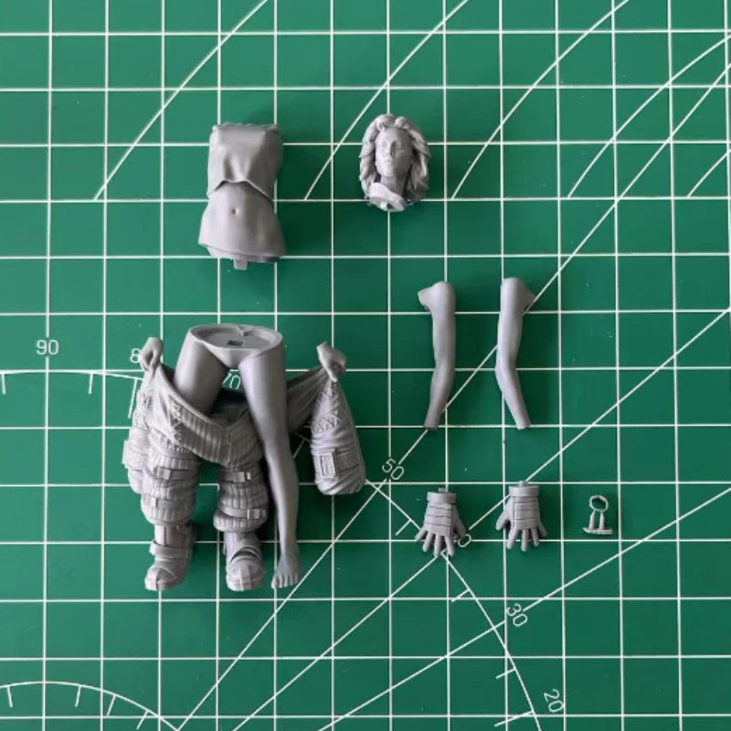 1/24 Alien Warrior Woman, Resin Model Figure Kit, Sci-Fi Theme, Unassembled and Unpainted