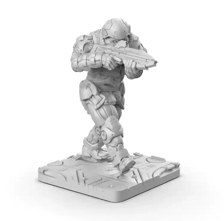 1/35 Mech Warrior, Resin Model Figure Kit, Sci-Fi Theme, Unassembled and Unpainted